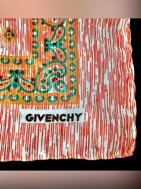 Givenchy Vintage Silk Bandana Scarf